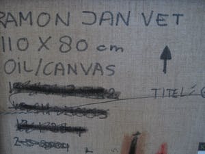 Ramon Jan Vet - Spectaculair Groot Pop-Art olieverf op doek "Good Feeling" Galerieprijs 2800€!! kopen? Bied vanaf 20!