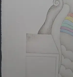 Buy Jörg Remé - Regenboogmeisje - gesigneerde litho? Bid from 49!