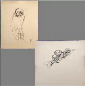 Melle Oldeboerrigter - 2x Manfiguren (geen officiële titel) verkauft für € 75!