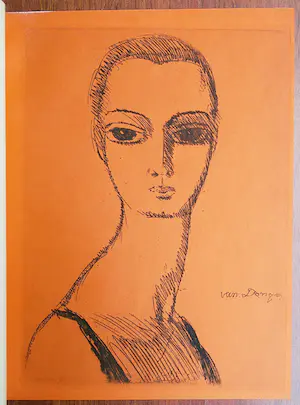 Kees van Dongen - Meisje met zwanenhals, ets kopen? Bied vanaf 650!