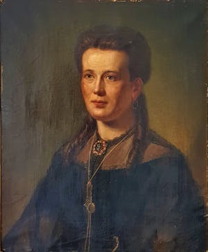 Wilhelm Kleinenbroich - Een portret van dame kopen? Bied vanaf 550!