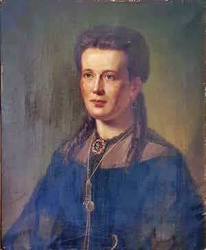 Wilhelm Kleinenbroich - Een portret van dame verkocht voor € 550!