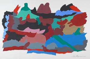 Henri Plaat - Gouache op papier, Zonder titel (Groot) kopen? Bied vanaf 1!