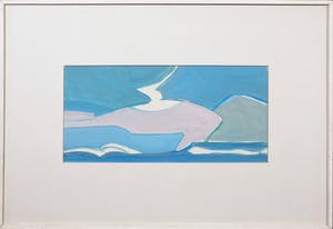 Paul Overhaus - Gouache op papier, Lucht - Ingelijst kopen? Bied vanaf 50!