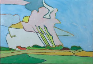 Paul Overhaus - Olieverf op doek, Noord-Hollands II - Ingelijst kopen? Bied vanaf 90!