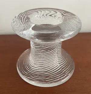 Kosta Boda - Vintage glazen kandelaar ontwerp Rolf Sinnemark kopen? Bied vanaf 20!