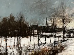 Francois Franc - “NEIGE AUX LOGES” NORMANDIË kopen? Bied vanaf 150!