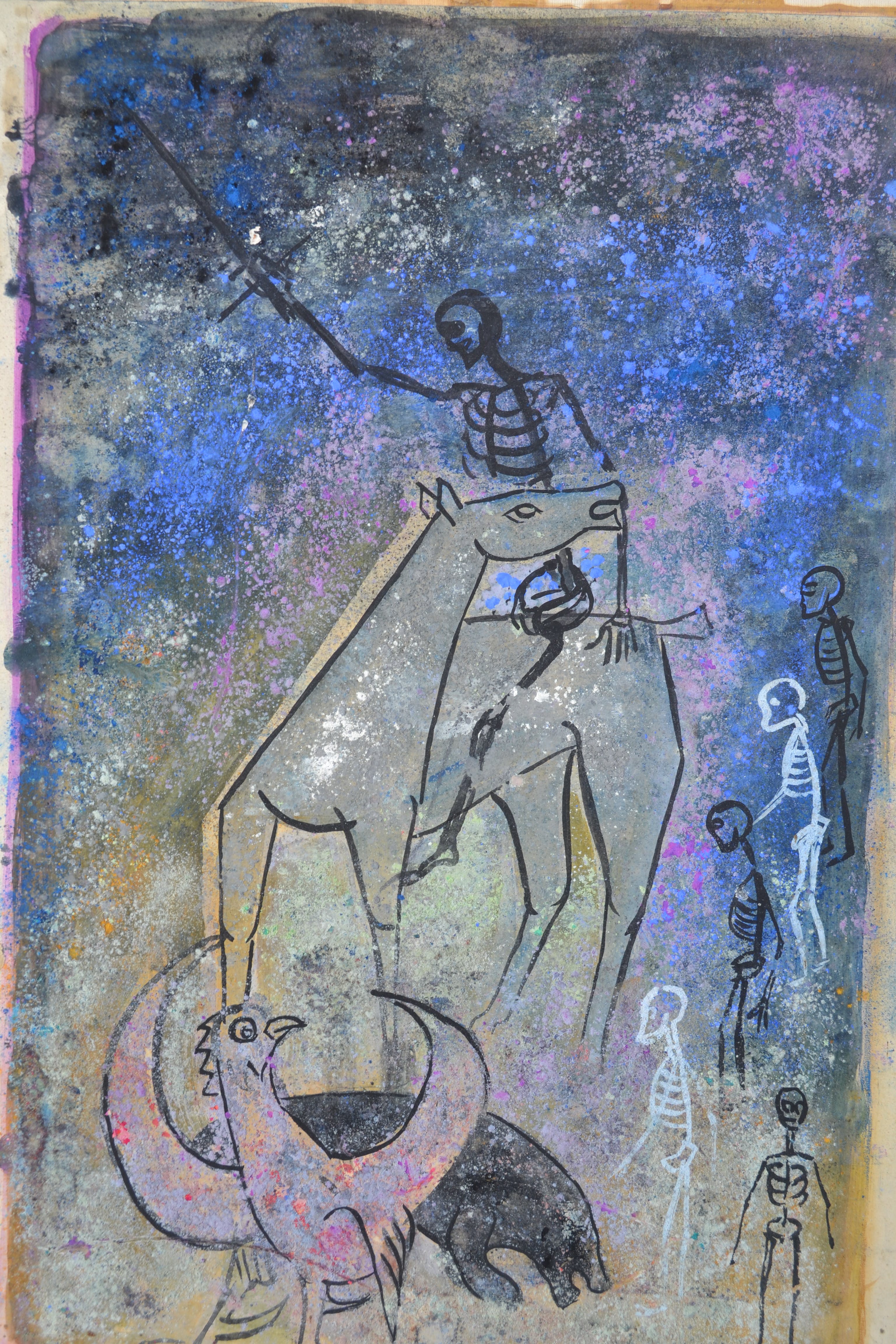 Niet of onleesbaar gesigneerd - Gemengde techniek kopen? Bied vanaf 1!