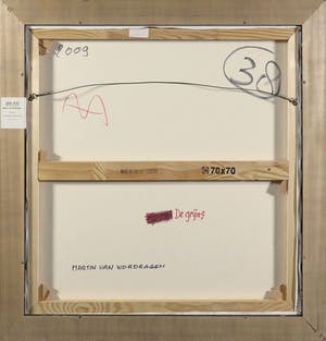 Martin van Wordragen - Olieverf op doek, De Grijns - Ingelijst kopen? Bied vanaf 1!