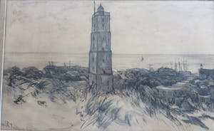 Niet of onleesbaar gesigneerd - Zeegezicht kopen? Bied vanaf 10!