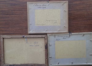 Louis Apol - Drie plein air-tekeningen kopen? Bied vanaf 1!