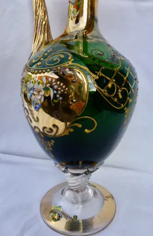 Cenedese - Grote Vintage Tre Fuochi Murano decanter / karaf. kopen? Bied vanaf 55!