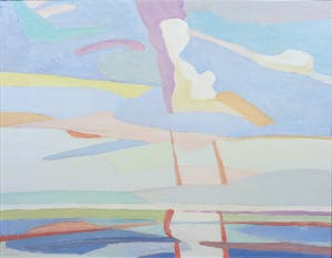 Paul Overhaus - Olieverf op board, Opgaande zon - Ingelijst kopen? Bied vanaf 80!