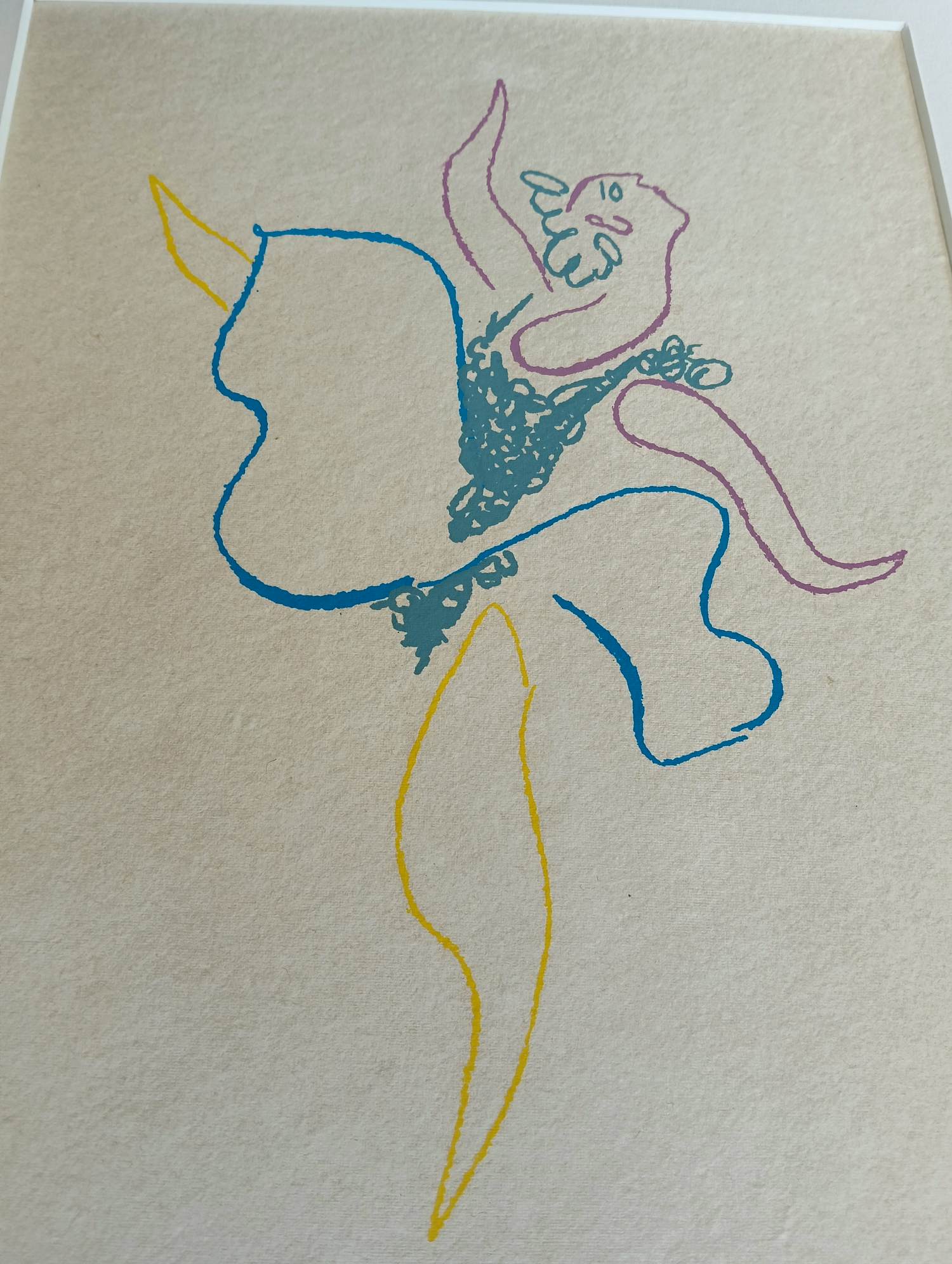 Pablo Picasso - Ballerina, Zeefdruk verkocht voor € 50!