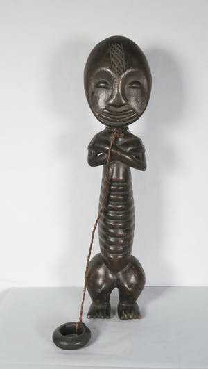 Ashanti - Houten rasp/ muziekinstrument met ring kopen? Bied vanaf 1!