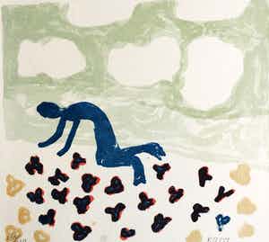 Klaas Gubbels - Het knielen verkocht voor € 135!