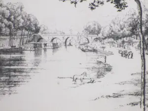AcheterEugène Béjot - Le Quai des Celestins Paris - Ets? Enchérissez de 90!