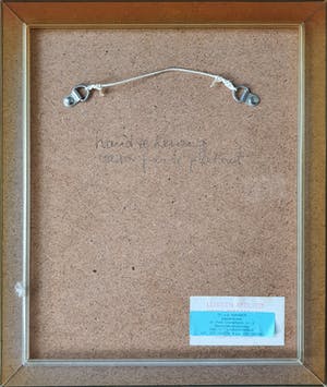 Theo van der Nahmer - Abstract hoofd | Tekening kopen? Bied vanaf 55!