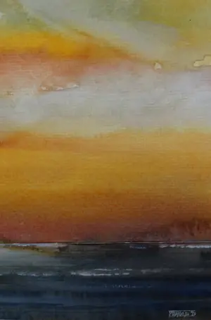Franklin Meijer - Waddenzee - Zonsondergang kaufen? Bieten Sie von 20!