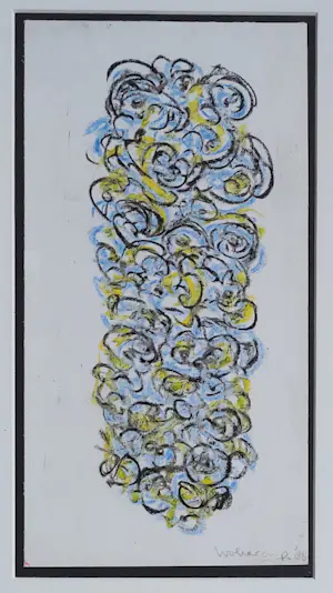 Theo Wolvecamp - Abstracte compositie kopen? Bied vanaf 350!