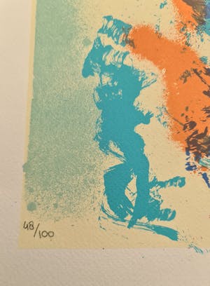 Peter Klashorst - Handgesigneerde zeefdruk - Groot - 100 ex. kopen? Bied vanaf 1!