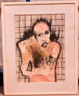Michael Hafftka - abstract portrer verkocht voor € 430!
