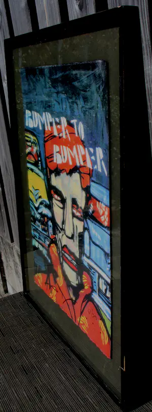 Herman Brood - Ingelijste litho: Bumper to bumper kopen? Bied vanaf 450!