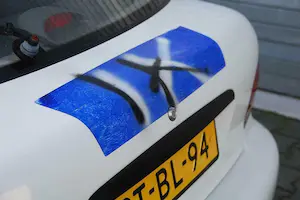 Herman Brood - Auto gespoten in TV studio live bij Catherine Keyl kopen? Bied vanaf 4500!