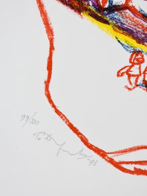 Pieter Defesche - geel en rood omlijnd kopen? Bied vanaf 100!