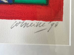 Corneille - Dialogue avec l'oiseau - Zeefdruk kopen? Bied vanaf 150!