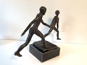 AcheterAstrid Veldhuyzen-Koppen - “ De Estafette lopers “ .? Enchérissez de 79!