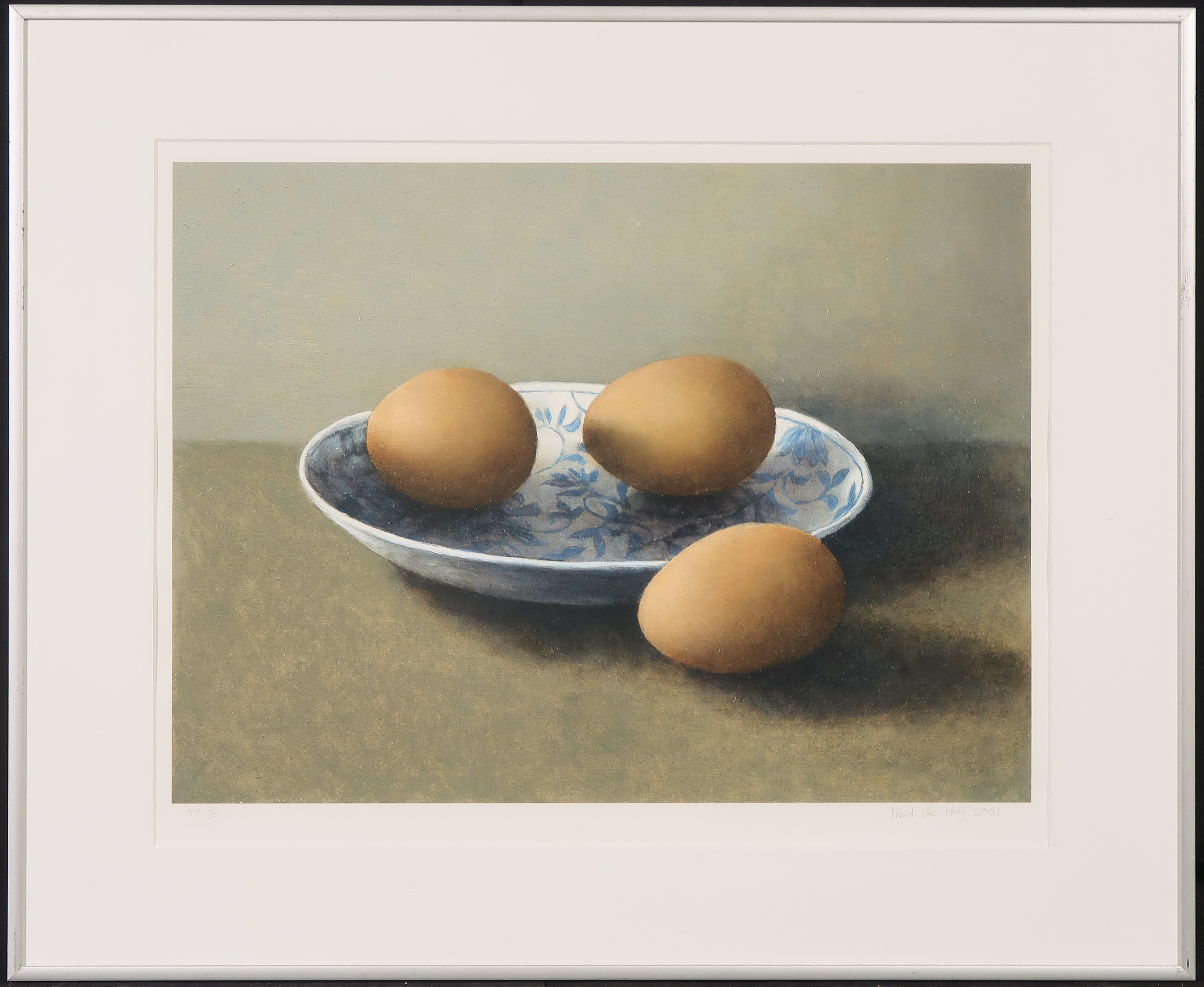 Fred de Heij - Giclee, Stilleven III - Ingelijst verkocht voor € 35!