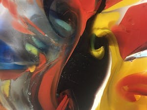 Niet of onleesbaar gesigneerd - Decoratieve Glazen (Fruit) Schaal kopen? Bied vanaf 10!