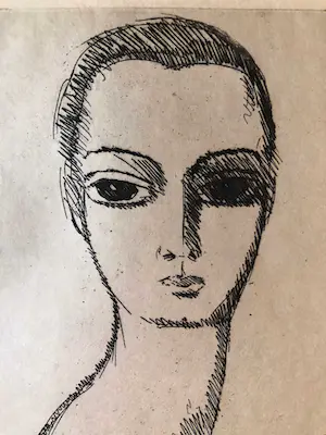 Kees van Dongen - Kees van Dongen -Meisje met de zwanenhals - 1925 kopen? Bied vanaf 595!