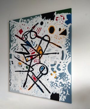 Jack Vissers - Constellatie nr. 14 - acryl op canvas kopen? Bied vanaf 395!