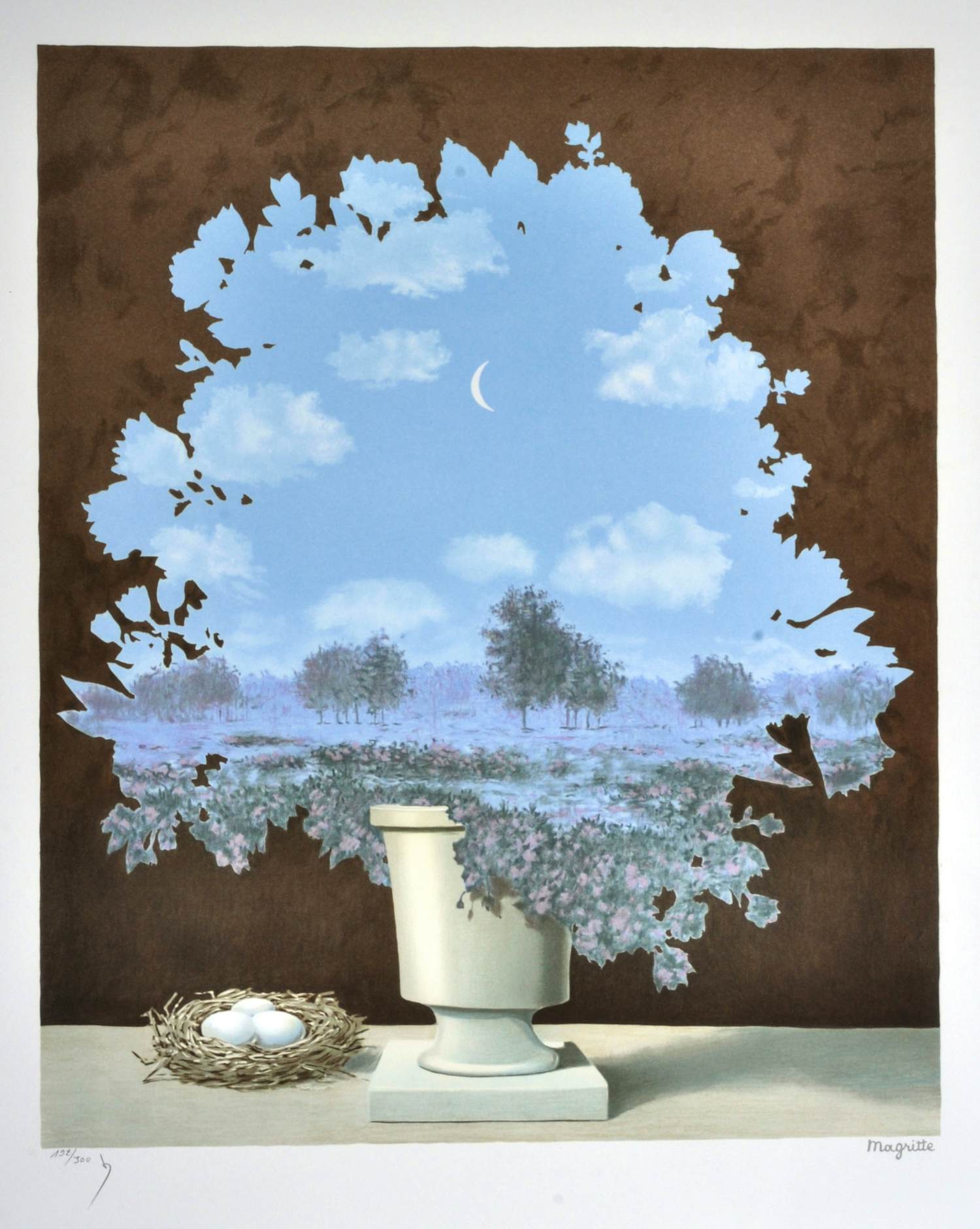 Rene Magritte - (naar) Le pays des miracles (1964), Lithografie kopen? Bied vanaf 550!