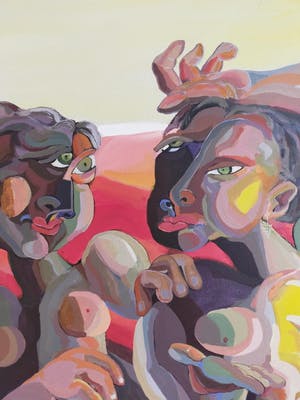 Niet of onleesbaar gesigneerd - Dos Hermanas ( Twee Gezusters) kopen? Bied vanaf 1!