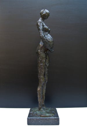 Brons (Onbekend) - "zwanger" Topbeeldje!! kopen? Bied vanaf 150!