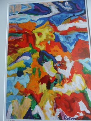 Jan Cremer - Zeefdruk. titel, Wild Horizon. kopen? Bied vanaf 175!