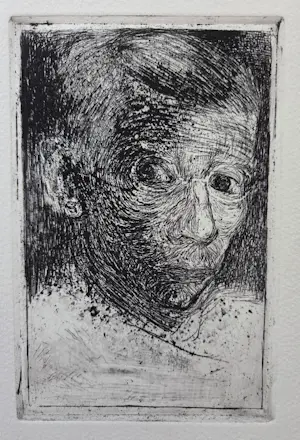 Buy Jan Mankes - Zelfportret met lorgnet.? Bid from 139!