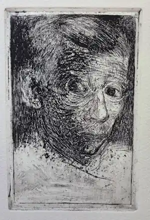 Buy Jan Mankes - Zelfportret met lorgnet.? Bid from 139!
