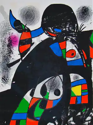 Joan Miro - Hommage à San Lazzaro - Originele lithografie - 1975 vendu pour 100€ !