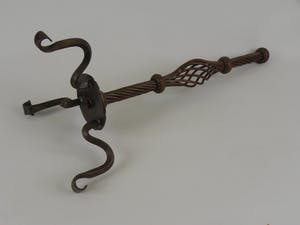 Curiosa - Grote zware smeedijzeren lampvoet kopen? Bied vanaf 1!