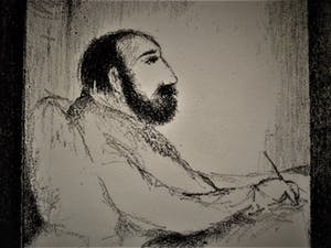 Metten Koornstra - Meester van de Verstilling - gelimiteerde ETS - Mannen aan het bed - gesigneerd kopen? Bied vanaf 10!