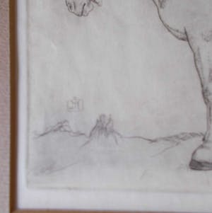 Jan Mankes - ets Paard - 1917 kopen? Bied vanaf 290!