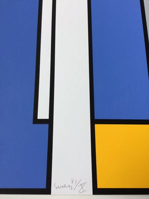 Siep van den Berg - grote kleuren zeefdruk - gesigneerd en genummerd. kopen? Bied vanaf 195!