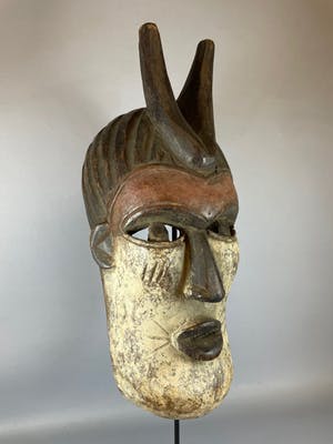 Ibibio - African Ibibio Mask - Nigeria. kopen? Bied vanaf 45!