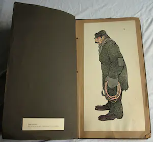 Jo Spier - Ingelijste prent + Albert Hahn : ‘Ben ik dat?’ , 12 litho's met karikaturen kopen? Bied vanaf 50!