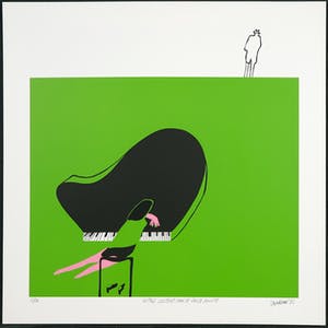 Hans Landsaat - Compleet portfolio met vier zeefdrukken, Witold i ja kopen? Bied vanaf 80!
