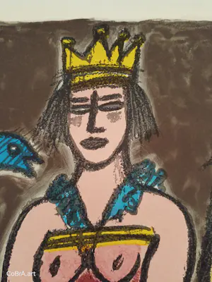 Corneille - In Wonderland - De Koningin van de Toren - Kunstenaarsproef met Atelier Stempel kopen? Bied vanaf 249!